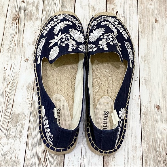 Soludos Embroidered Ibiza Smoking Slippers Espadrille 7 - Picture 5 of 16